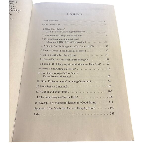 The New Good Fat Bad Fat Vintage Book William P. Castelli & Glen C. Griffin PB - Picture 4 of 5